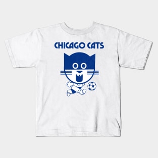 Defunct Chicago Cats Soccer 1975 Kids T-Shirt